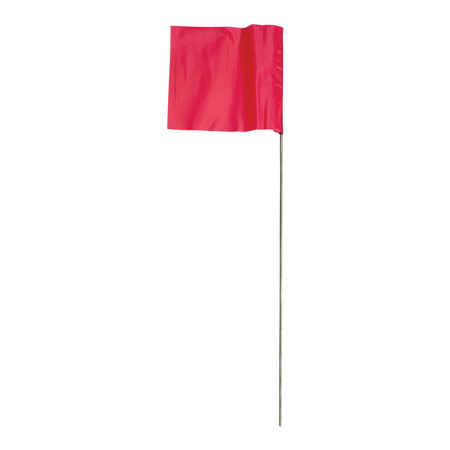 C.H. HANSON MARK FLAG RED 21""100PK 15080